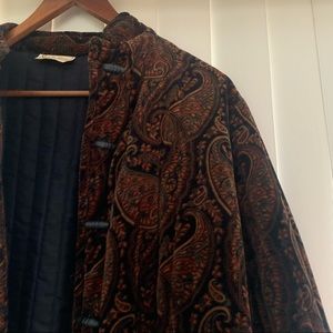 Vintage Velour Paisley Women’s Jacket